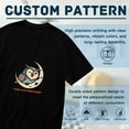 thumbnail image 5 of Black T Shirts for Men, Sleepy Owl, Graphic 1 Mens Graphic Tees, 24827516,M, 5 of 8