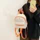 thumbnail image 4 of Bolso de hombro informal para mujer | Bolso bandolera de poliéster con correa ajustable | Bolso ligero de 21 x 19 x 9 cm para el trabajo, compras, viajes, fiestas, uso diario, 4 of 6