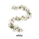 thumbnail image 4 of Bearachild Flores artificiales de Sakura, guirnalda de vid, de novia falsa, decoración de techo de , planta de seda, fiesta de jardín, boda Kits de decoración para fiestas Blanco, 4 of 6