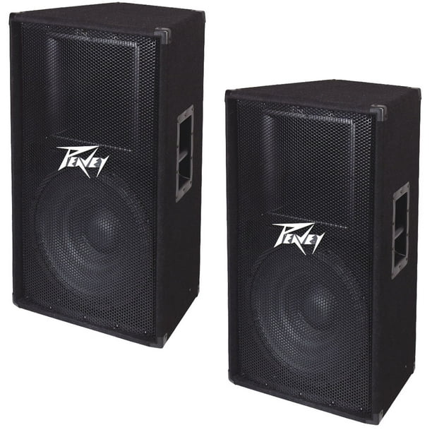 Peavey (2) Pv115 Pro Audio DJ Single 15" Passive 2Way 800W Pa Speaker