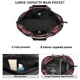 thumbnail image 3 of Flower Women's Large Weekend Travel Bag Moving Canvas Handbag Thick Double Layer Beach Weekend Travel Unisex Hospital Maternity Delivery with Toiletry Waterproof, 3 of 5
