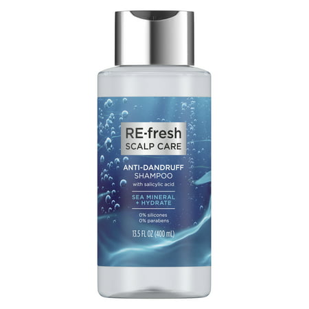 RE-fresh Scalp Care Shampoo Anti-Dandruff Sea Mineral & Hydrate Salicylic Acid 13.5 (Best Shampoo For Scalp Acne In India)
