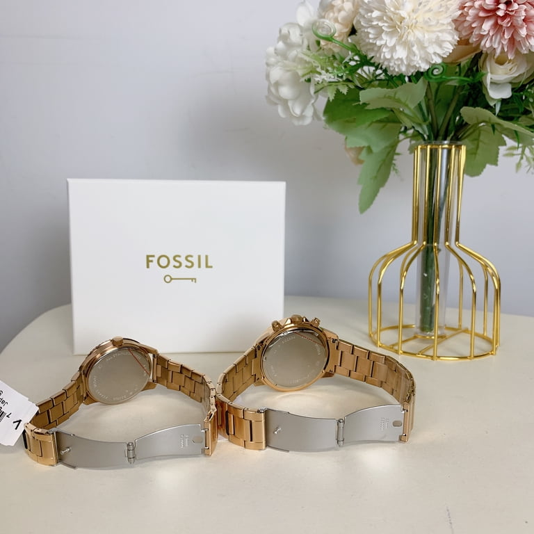 Fossil BQ2827SET His and Hers Multifunction Rose Gold-Tone  display picture 1