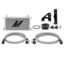Mishimoto MMOC-WRX-15 Oil Cooler Kit Compatible With Subaru WRX 2015-2021 Silver