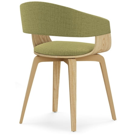 Simpli Home - Lowell Bentwood Dining Chair with Light Wood - Acid Green