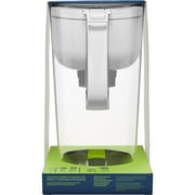 Brita Large 10 Cup Water Filter Pitcher with 1 Brita Elite Filter, Made Without BPA, Huron, White
