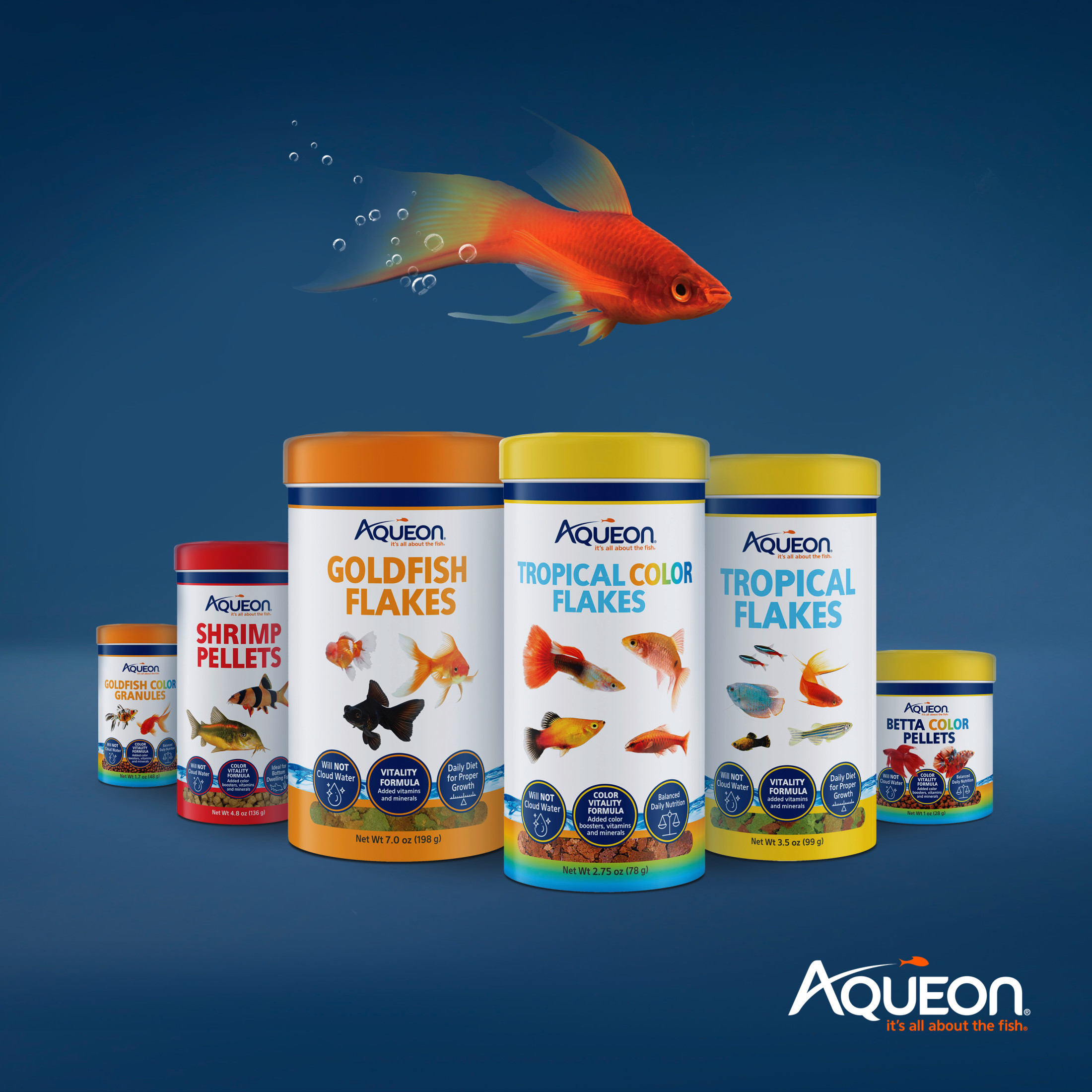 Aqueon Tropical Color Flakes Fish Food, 2.75 Ounces photo 8