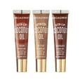 thumbnail image 1 of Ruby Kisses Broadway Brillo de labios Vita-Lip Tinted Lip Gloss Set Fórmula no pegajosa Hidratante de larga duración Calmante Brillo de labios súper brillante con aceite de coco, paquete de 3 (chocola, 1 of 5