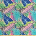 thumbnail image 1 of Leaves Upholstery Fabric by the Yard, Tropical Forest Foliage Design with Hawaiian Nature Elements Banana Syngonium, Decorative Fabric for DIY and Home Accents, Multicolor by Ambesonne, 1 of 4