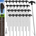 thumbnail image 1 of Estacas para Tienda Hicarer de 30 cm 20 unidades con Tornillo para Camping de Alta Resistencia, 1 of 7