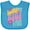 Turquoise, variant on Inktastic Gigi and Pops Love Me Granddaughter Girls Baby Bib