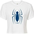 thumbnail image 3 of Marvel Spider-Man - Spider Logo - Juniors Cropped Graphic T-Shirt, 3 of 5