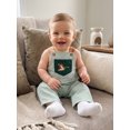 thumbnail image 6 of RUINIXCW Toddler Baby Boy Striped Jumpsuits Embroidery Sleeveless Overall Pants, 6 of 8