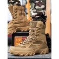 thumbnail image 2 of 1pair Men's Outdoor Hiking Boots, Water Resistant, Perfect For Trail Trekking And Training, 2 of 4