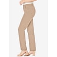 thumbnail image 4 of Jessica London Women's Plus Size Petite Classic Cotton Denim Straight-Leg Jean, 4 of 6
