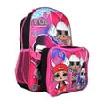 thumbnail image 2 of LOL Surprise Girls School Backpack Book bag Lunch box Toy Gift Kids L.O.L. Doll LoL Backpack Lunch Box #1, 2 of 2