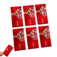 thumbnail image 1 of 6 Pcs Enveloppes Rouges du Nouvel An Chinois 2026, Paquets Angpao Hongbao pour le Nouvel An Lunaire, Enveloppes Cadeaux d'Argent Année du Dragon, Fournitures Festives Traditionnelles, 1 of 8