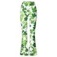 thumbnail image 4 of YUEHUA Women's St. Patrick's Day Yoga Pants, High Waist Bell Bottom, Flare Leggings Athletic Workout Pant, 4 of 4