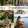 thumbnail image 3 of CUIYUAN Breathable Headwrap Cap Cycling Caps Helmet Liner Motorcycle Bandana Hat Sweat Liner Skull Caps Dew Rags Biking Headscarf Headwrap Headwear Unisex Outdoor Activities, 3 of 6
