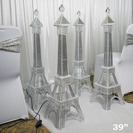 Balsacircle 39 Eiffel Tower With 80 Led Lights Wedding Party