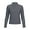 Gray, variant on Women Long Sleeve Mock Neck Shirt Seamless Stretch Turtleneck Top Slim Fitted Base Layer (Black,XL)