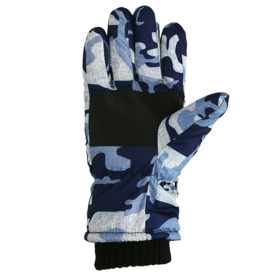 Jacenvly Winter Gloves Waterproof Winter Gloves for Kids Boys Girls Snow Windproof Mittens Outdoor Sports Skiing