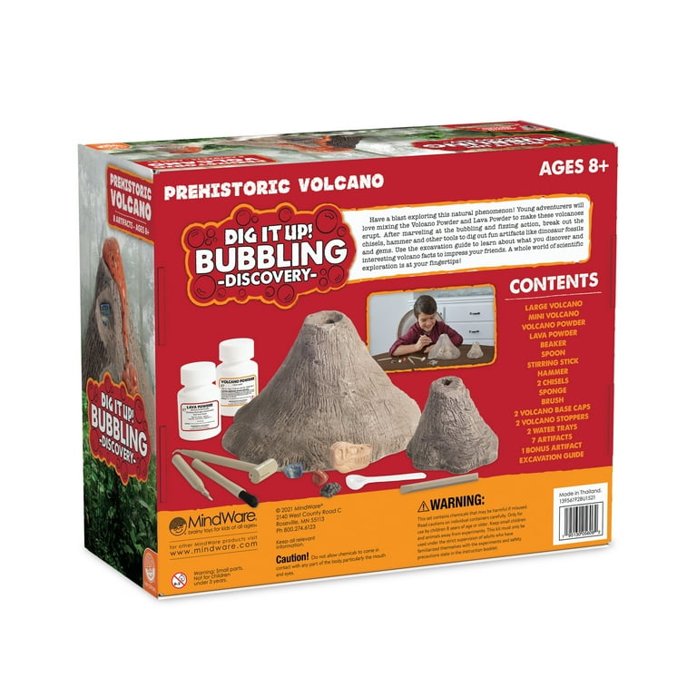 MindWare Dig It Up! Bubbling Discovery: Prehistoric Volcano Fossil