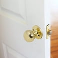 thumbnail image 3 of Design House 6-Way Universal Canton Hall and Closet Knob, Polished Brass, 3 of 14