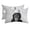 Black, White, Gray, variant on Chaise Lounge Headrest Pillow 1 Pack, Sea Otter Waterproof Chair Pillows with Insert & Adjustable Elastic Strap for Beach Pool Recliner, Shampoo Towel Funny Animal Outdoor Patio Pillow