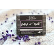 Health 2 Humanity Bars of Hope Lavender Soap - 100% Natural Ingredients - Cleanses, Moisturizes, and Restores - .29 Lbs