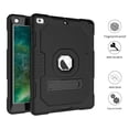 thumbnail image 4 of iPad 9.7 2018 / 2017 Case with Screen Protector Film, Allytech Heavy Duty Shockproof Kickstand Anti-scratch Full Protection Back Cover Case for Apple iPad 6th 5th Generation, Black, 4 of 8