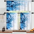 thumbnail image 3 of LALILO Kitchen Curtains and Valances Set of 3 36" Waving Window Treatment Tiers for Window Decor, 3 of 5