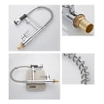 thumbnail image 4 of Spring Pull Down Kitchen Sink Faucet, 360 Degree Rotation Stream Sprayer Nozzle Kitchen Sink, Hot Cold Taps Hot & Cold Water Mixer ,Easy to Install, 4 of 7