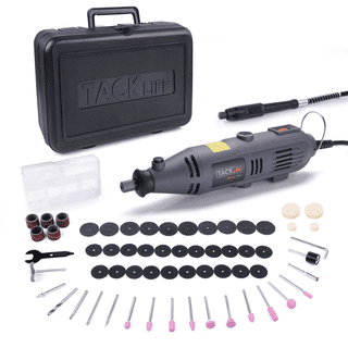 TECCPO 396Pcs Rotary Tool Accessory Kit with Storage Case, 1/8 Shank  Electric Grinder Universal Fitment - TPAK01H Sets 
