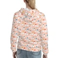 thumbnail image 7 of Daiia Cute Ducks In Hats Pattern Women's Fashion Hoodies & Sweatshirts with Kangaroo Pocket Hooded Sweatshirt with Eye-catching Drawstrings-X-Large, 7 of 7