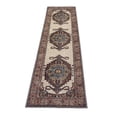 thumbnail image 4 of Pemberly Row Brick Red Traditional Washable 2 ft. x 6 ft. Fabric Runner Rug, 4 of 7