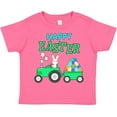 thumbnail image 3 of Inktastic Happy Easter Bunny and Tractor Boys or Girls Toddler T-Shirt, 3 of 5