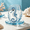 Seahorse-4.21in#B, variant on Artisanal Glassware, 3D Ocean Animal Artisan Glassware Collection for Fresher Sips, Novelty Ocean Drinking Glass for Cocktails, Gift for Lovers (Jellyfish-4.21in)