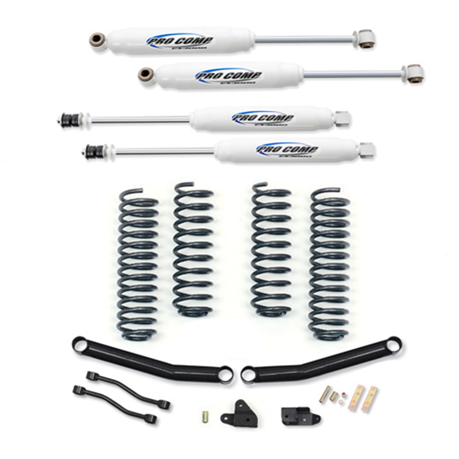 Pro Comp Suspension K3059B Stage I Lift Kit; 3 in. Lift; Front And Rear