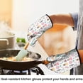 thumbnail image 4 of Cute Oven Mitts,Fantasy Princess Pattern Oven Mitt 2-Pack Set,Kitchen Gloves for Oven,Heat Resistant Oven Mitts 7.7"x12", 4 of 7