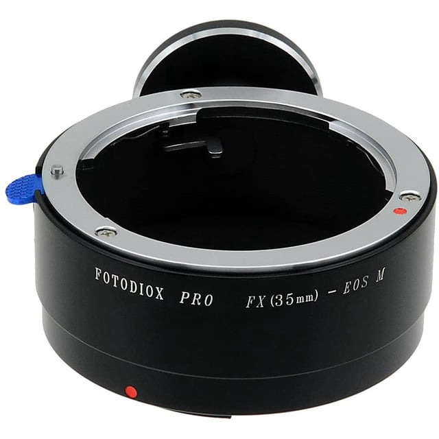 Fotodiox Lens Mount Adapter - Fuji Fujica X-Mount 35mm (FX35) SLR Lens to Canon EOS M (EF-m Mount) Camera Bodies; fits