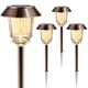 thumbnail image 1 of Luces solares para caminos HMDecor, paquete de 4 unidades, IP65, impermeables, blanco cálido, 1 of 9