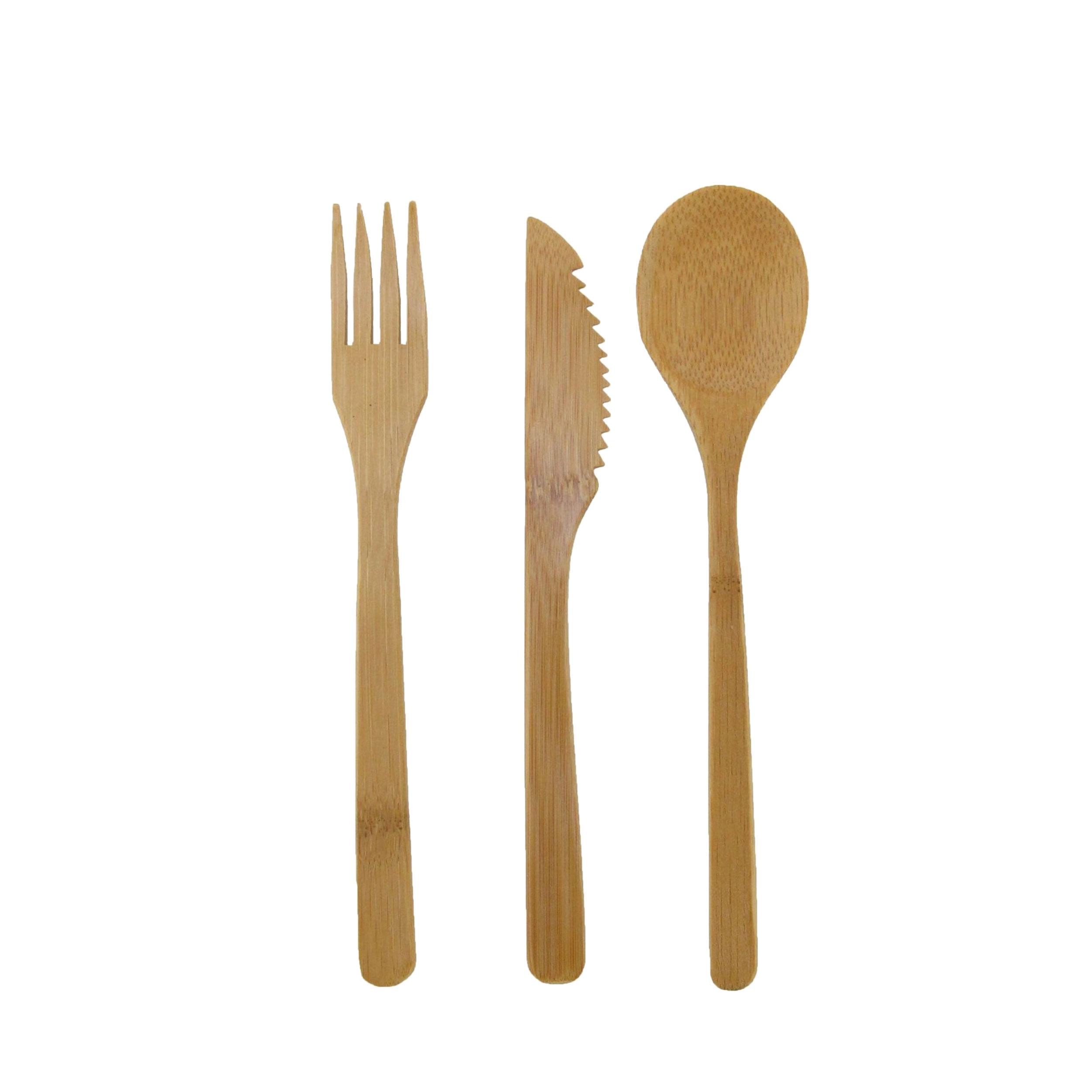 3 Spoons Pack of 6 To Go Ware Kids Reusable Bamboo Utensils 3 Forks Bamboo Utensils Eco Friendly 