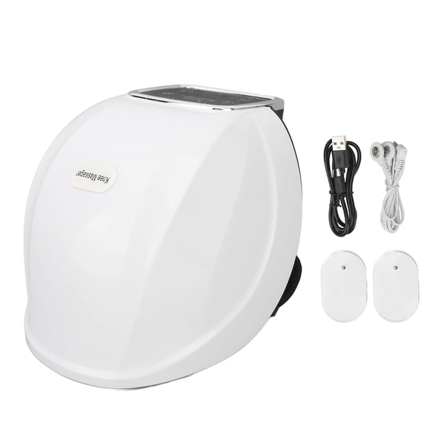 Masajeador de rodilla para amasar y calentar, vibración de compresión, pantalla LED, 3 engranajes, reduce el dolor, máquina de masaje de rodilla