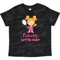 thumbnail image 3 of Inktastic Future Tennis Star Girl Girls Toddler T-Shirt, 3 of 5