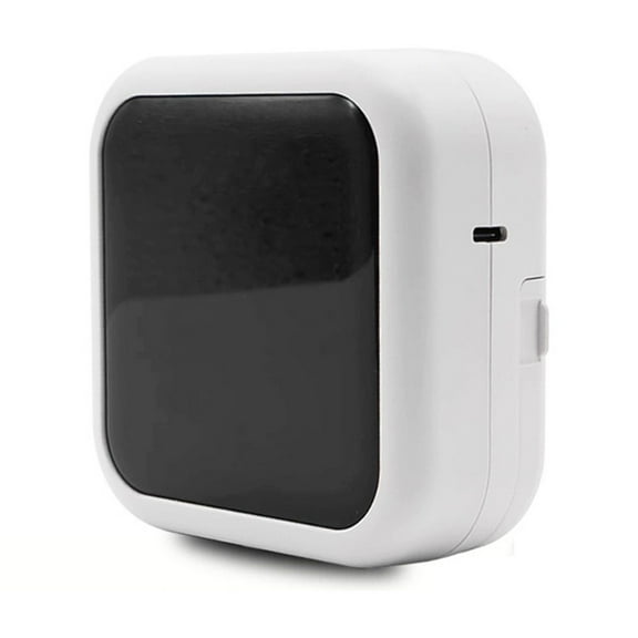 SPOORYYO Student Pocket Printer, Portable Wireless Bluetooth Mini Thermal Photo and Label Printer, 200DPI, 1200mAh Battery, Black
