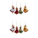 thumbnail image 1 of Adornos navideños de madera con forma de ángel. Adornos rústicos de estilo granja con forma de ángel. Adornos para colgar en el árbol de Navidad para decorar el hogar en Navidad., 1 of 7