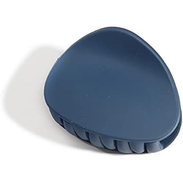 Pinza para el pelo XINYU con forma de plátano color caramelo azul marino 02