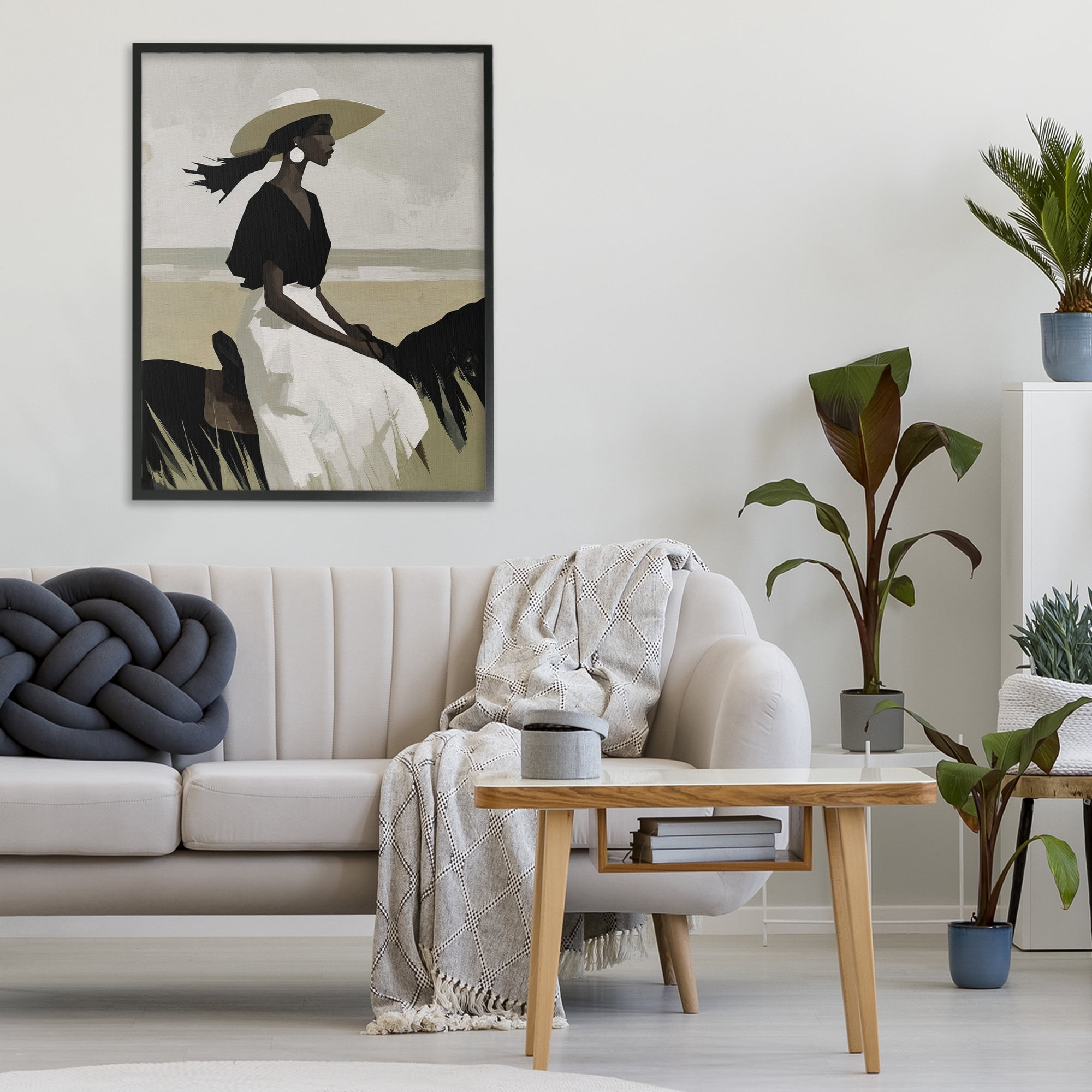 Stupell Industries Equestrian Windswept Muse Black Framed Giclee Art, design by Svetlana Aleynikova