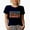 Navy Blue, variant on Certified Muscle Mommy, Weightlifter or Bodybuilder Mom Themed, Groovy Retro Wavy Text Merch Gift, Black T-Shirt, Large